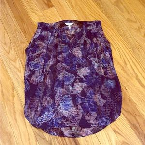 Rebecca Taylor silk print top